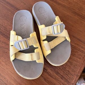 Kids Chaco Yellow Slides